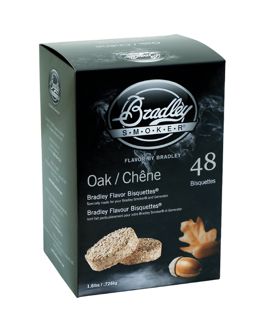 Eikebisquetter for Bradley Smokers