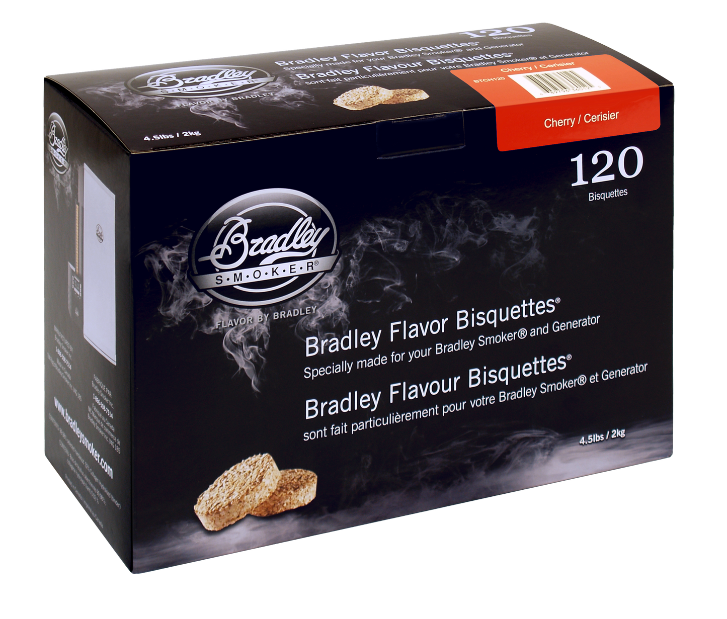 Kirsebærbisquetter for Bradley Smokers