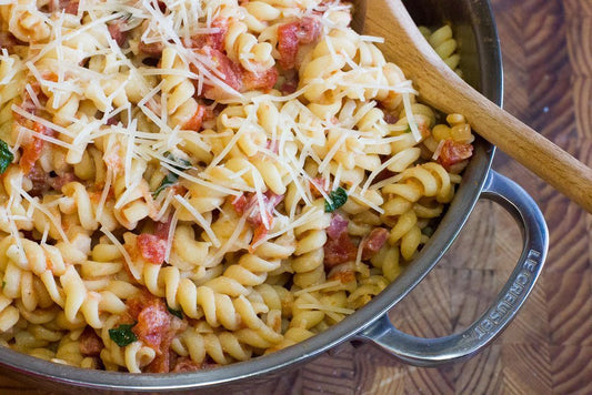 Fusilli with Smoked Tomato and Cream Sauce