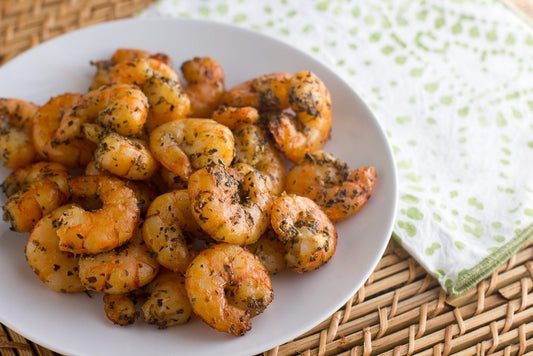 Smoked Herb and Garlic Shrimp