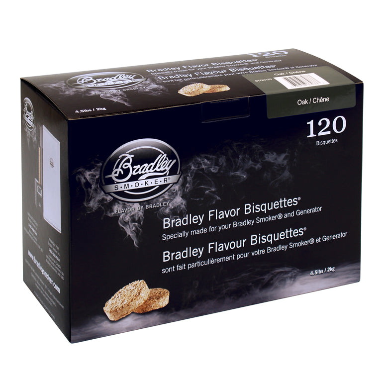 Eikebisquetter for Bradley Smokers
